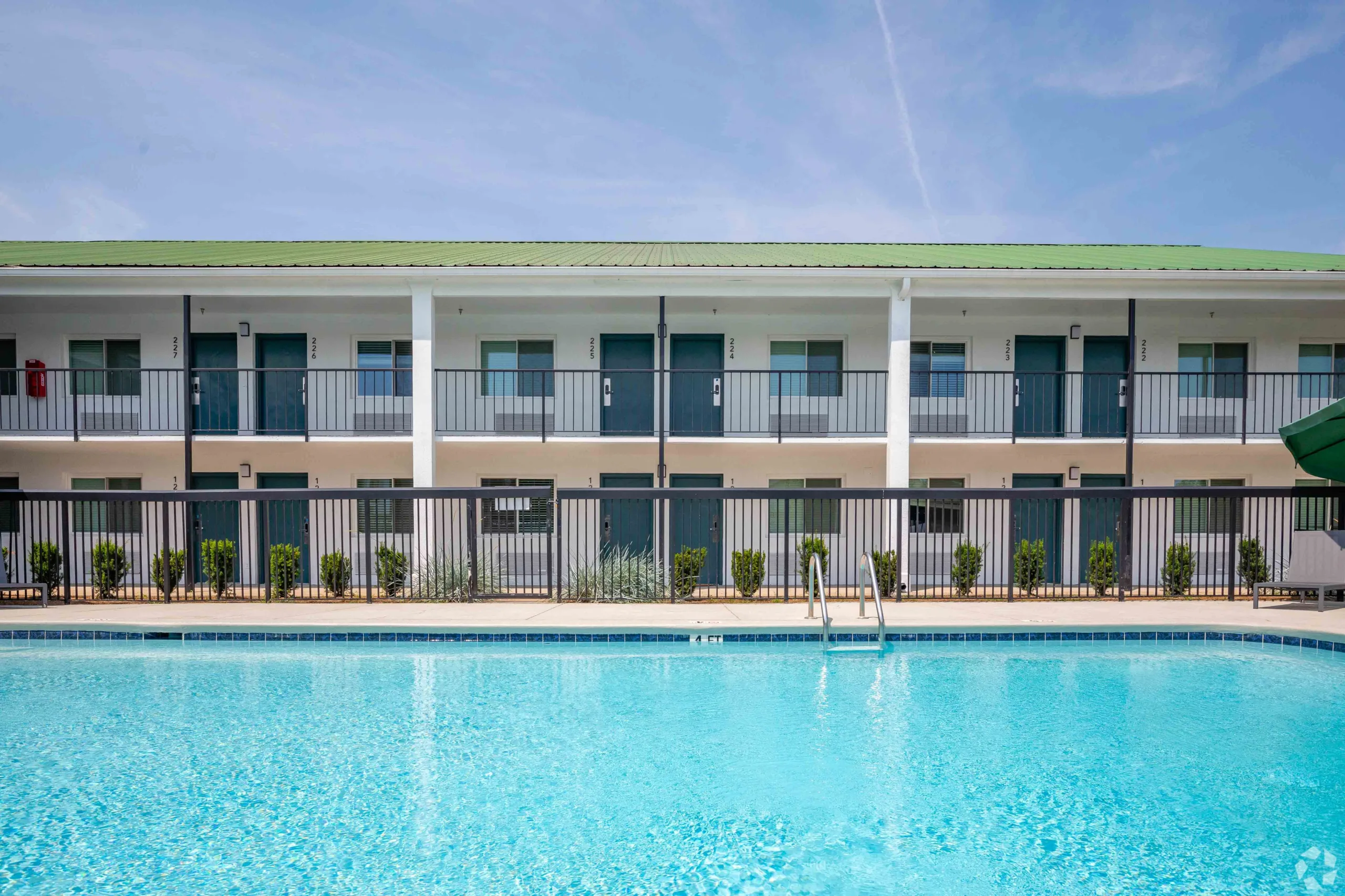 Hermitage Studios Pool Exterior